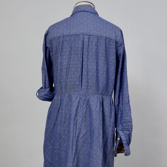 The Anthropologie Speckled Tier Shirtdress - Picture 5 of 7